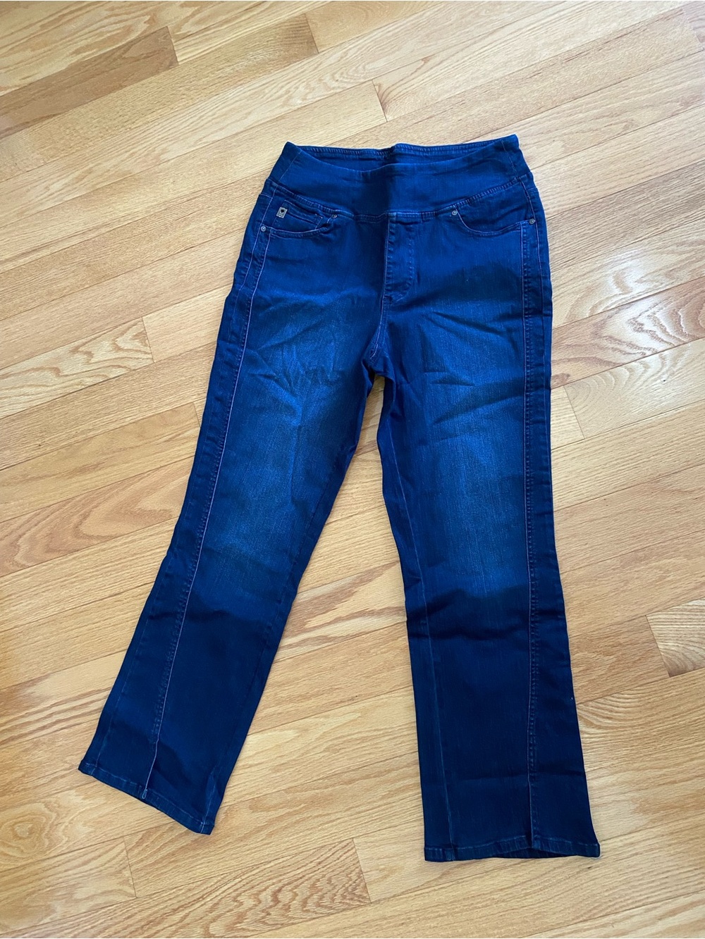 Belle by Kim Gravel Women's Pants Sz 12 Tall TripleLuxe
Denim Blue